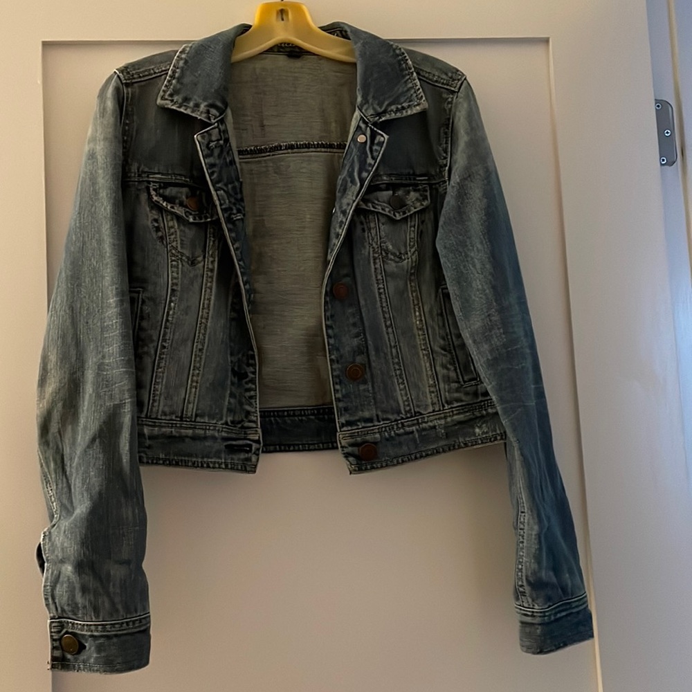 American Eagle cropped jean jacket